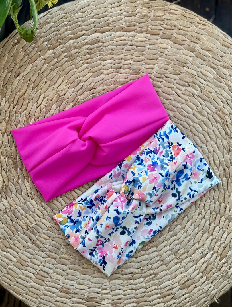 SWIM Twist Headbands - Multiple Color Combinations - Womens & Kids Sizes
