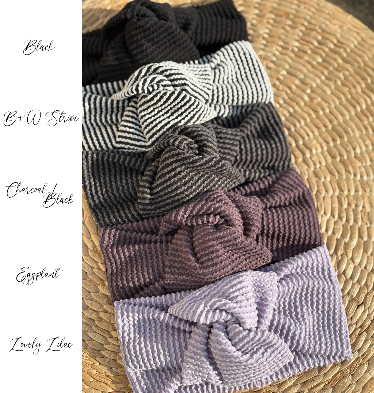 Cozy Rib Knot Headband - All Sizes Available