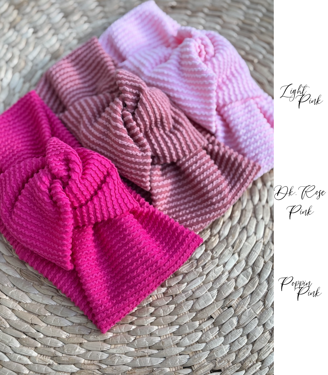 Cozy Rib Knot Headband - All Sizes Available