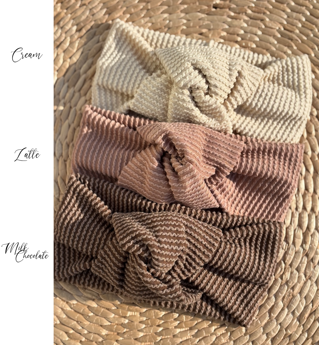 Cozy Rib Knot Headband - All Sizes Available