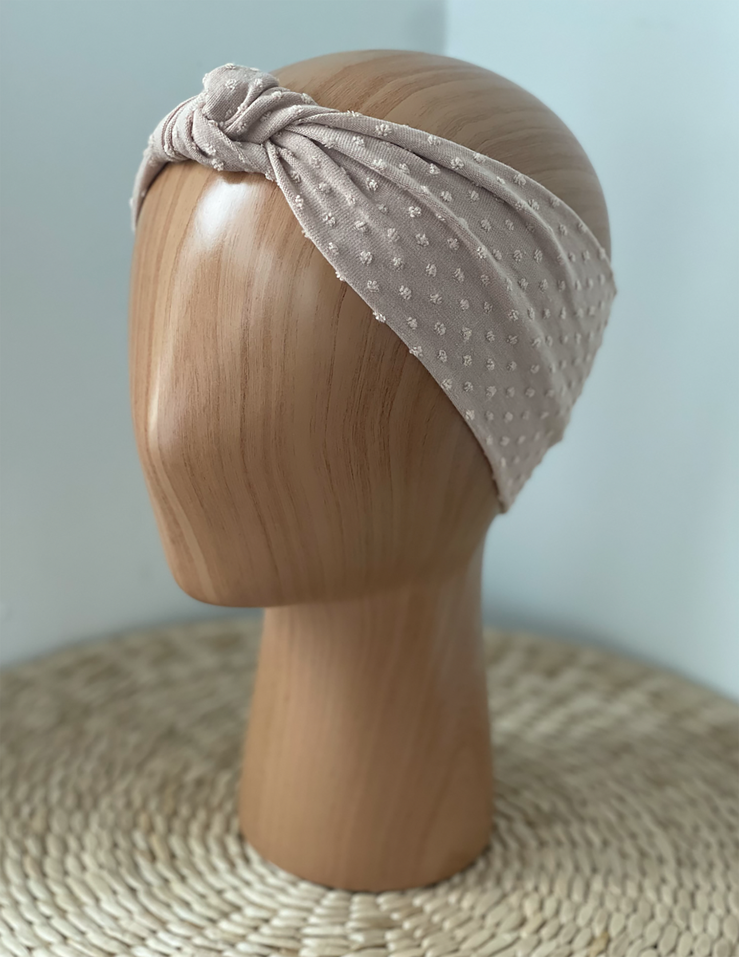 Swiss Dot Knot Headband - Womens & Kids