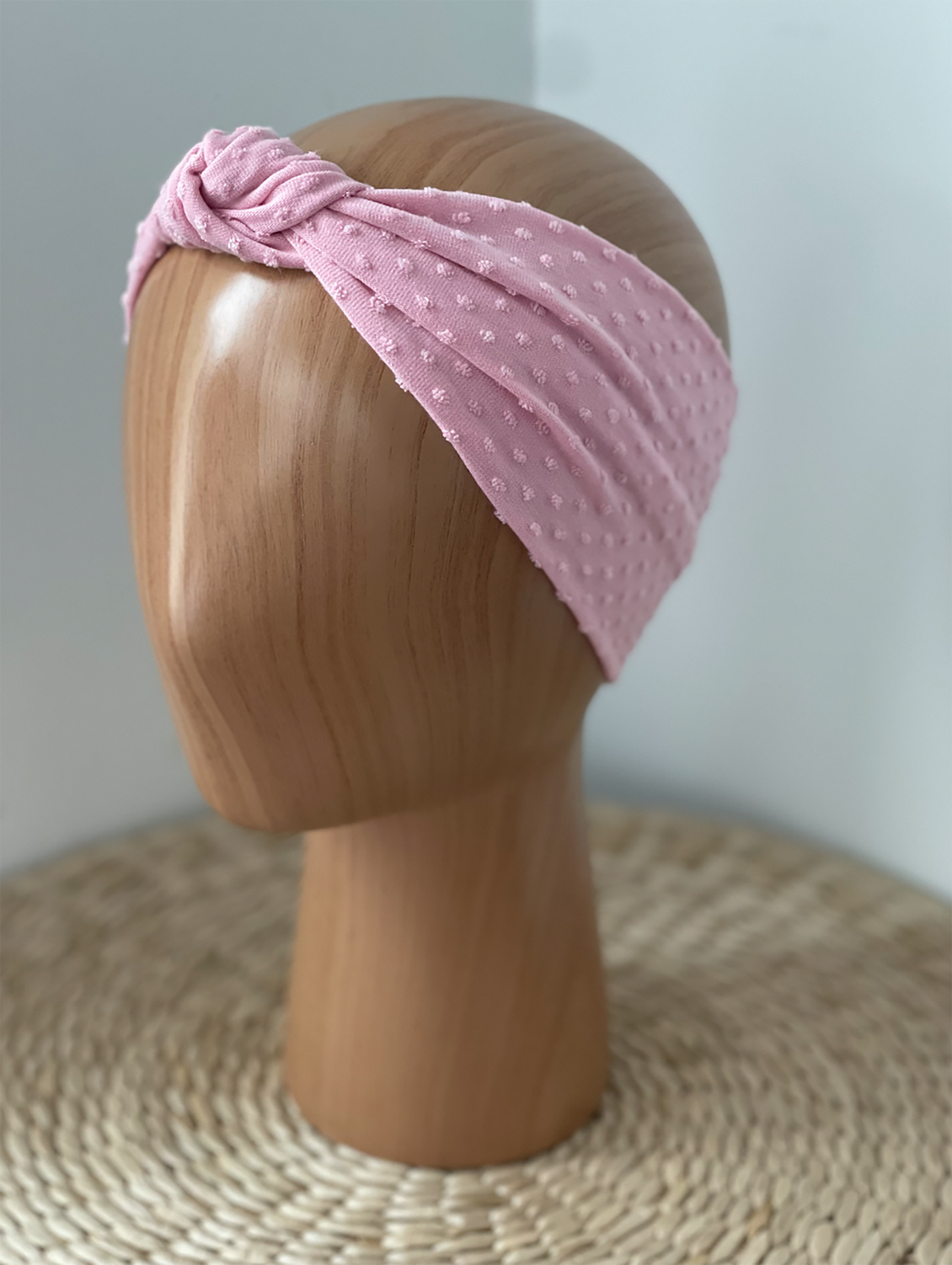 Swiss Dot Knot Headband - Womens & Kids