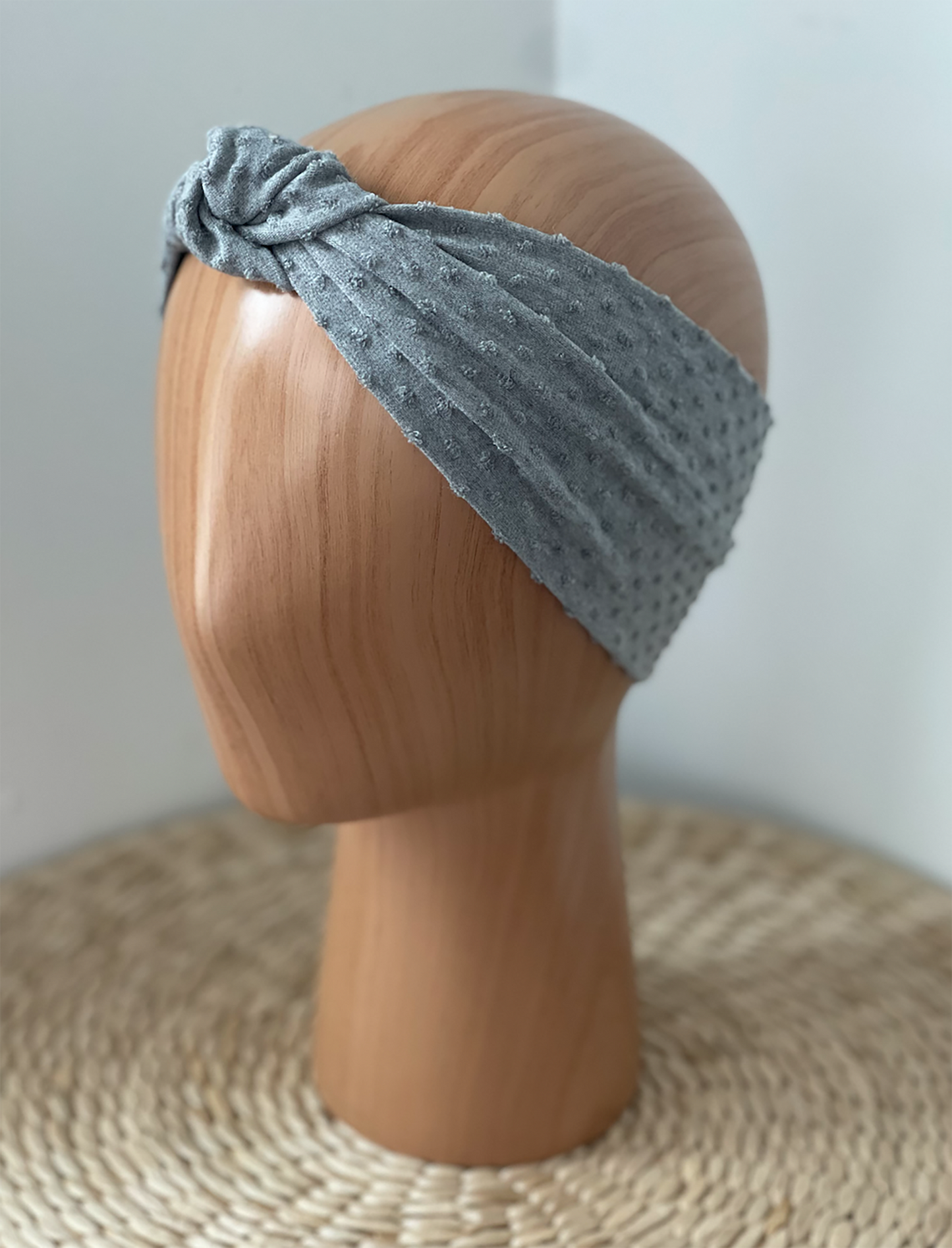 Swiss Dot Knot Headband - Womens & Kids