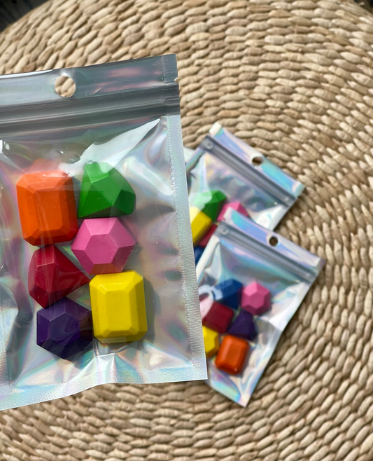 Gem Shaped Crayons - Assorted Colors