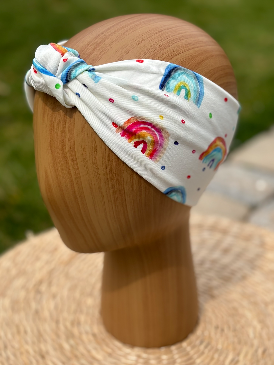 Rainbow Print Headband - Adult & Kids Sizes