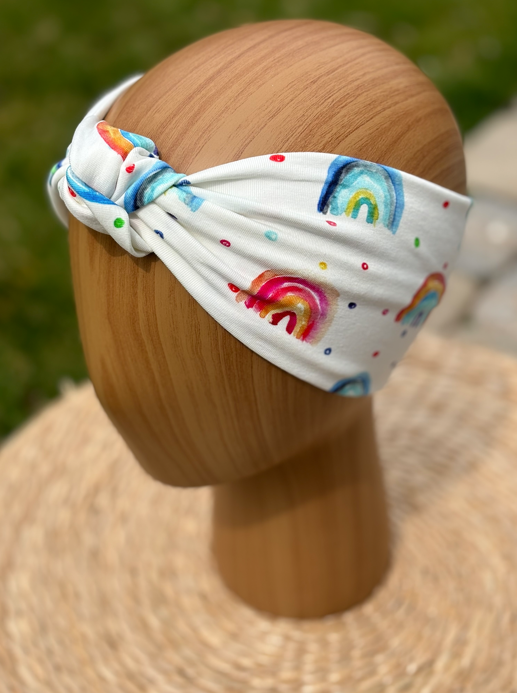 Rainbow Print Headband - Adult & Kids Sizes