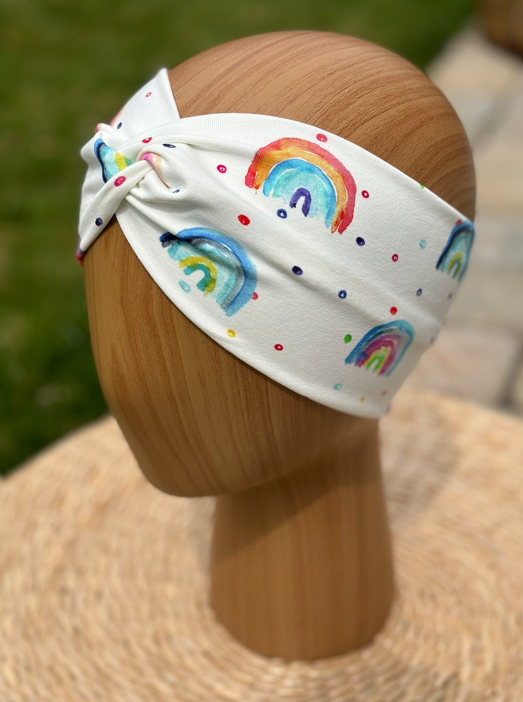 Rainbow Print Headband - Adult & Kids Sizes