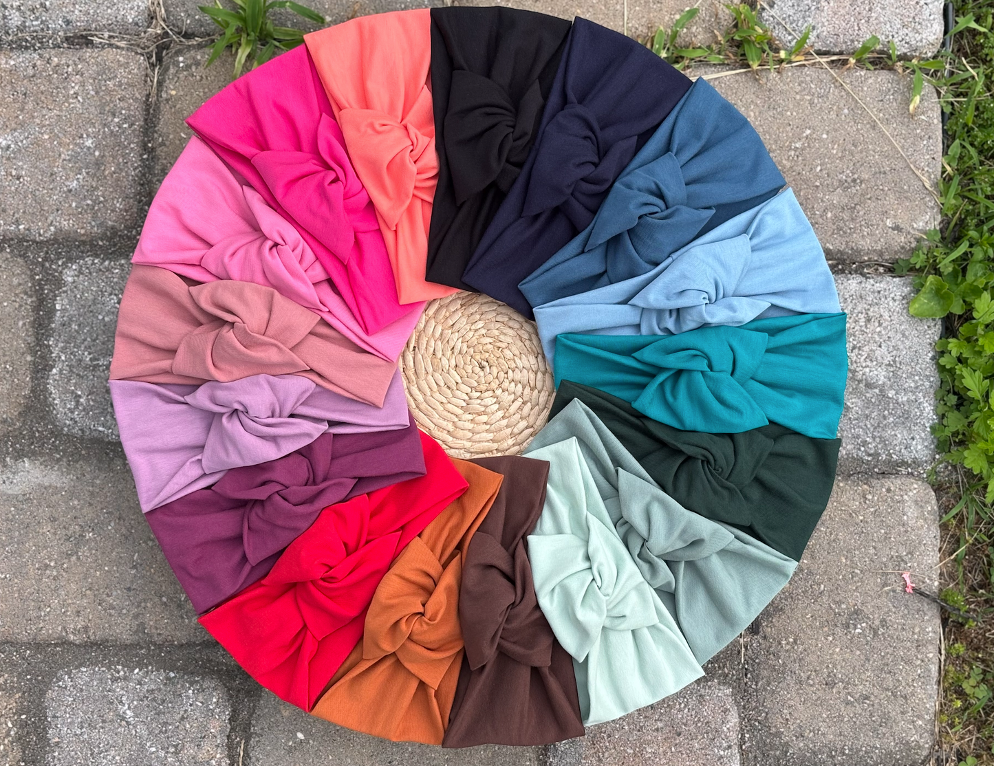 Knot Headband in Organic Stretch Cotton - All Sizes Available