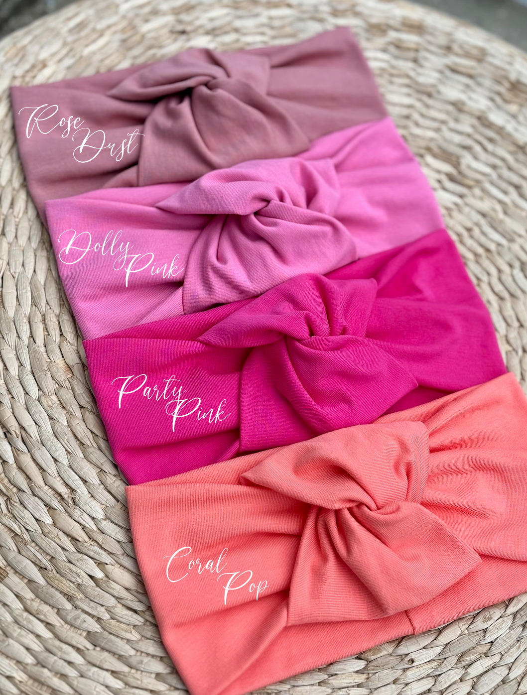 Knot Headband in Organic Stretch Cotton - All Sizes Available