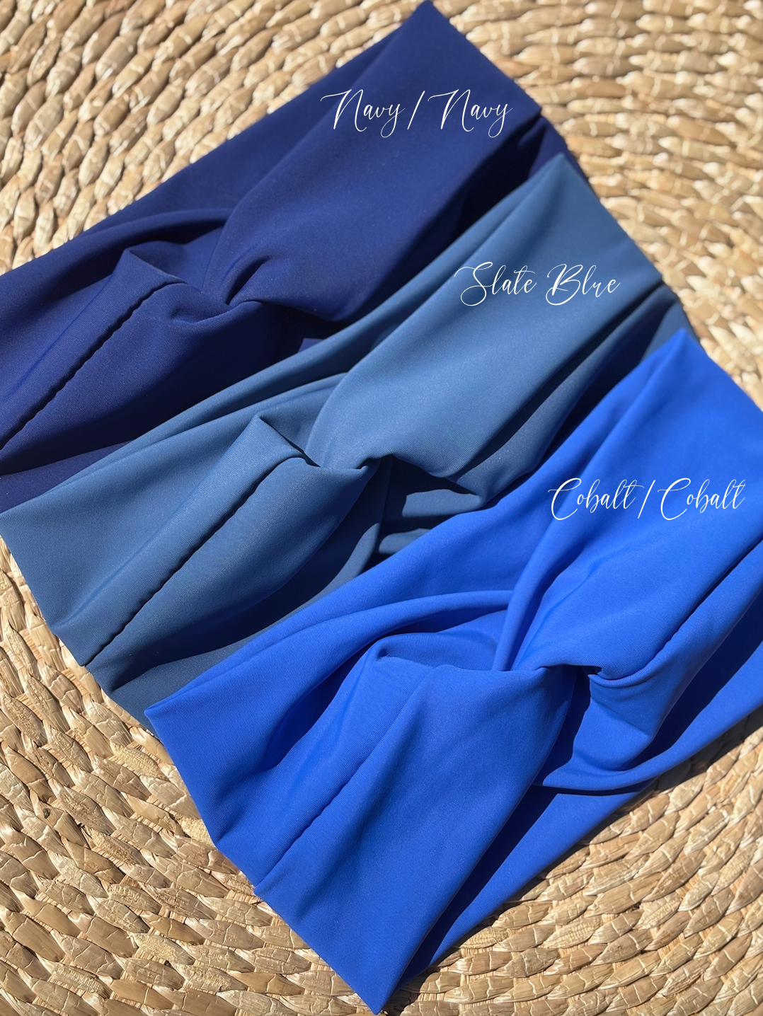 SWIM Twist Headbands - Multiple Color Combinations - Womens & Kids Sizes