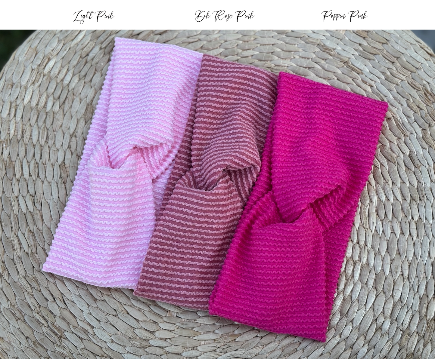 Cozy Rib Twist Headband - All Sizes Available
