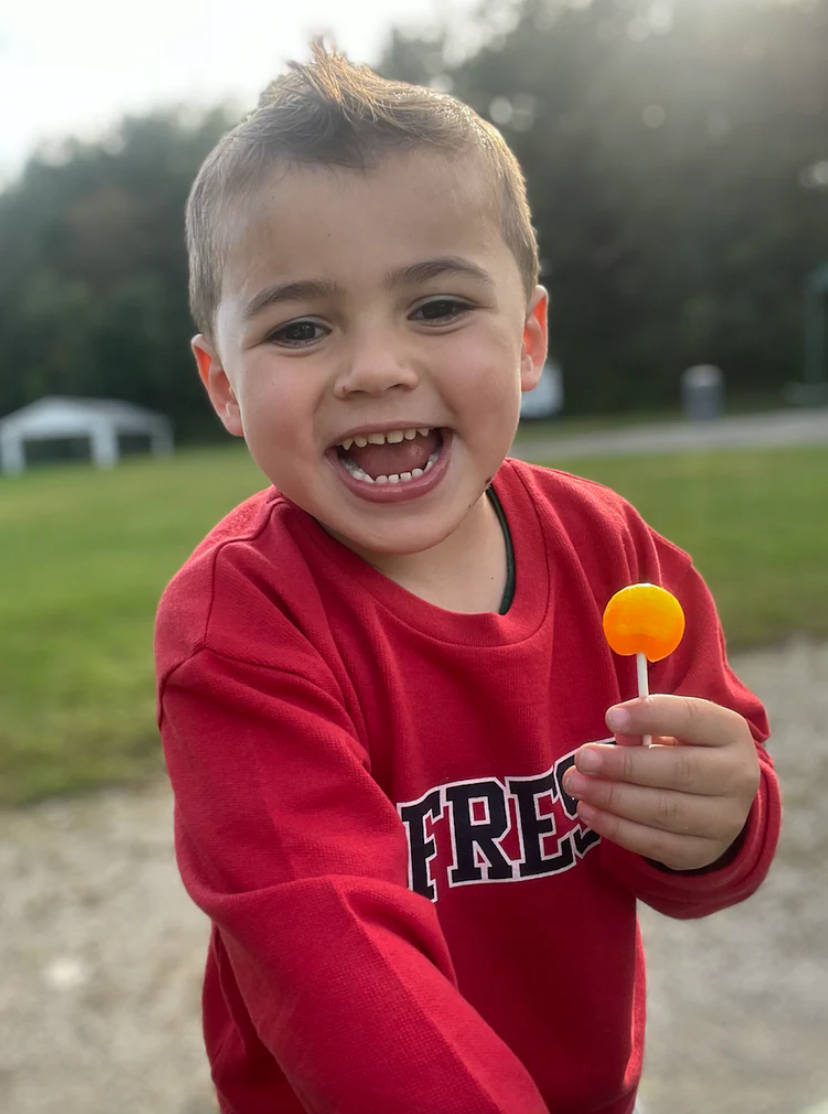 Toddler 'FRESH' Sweatshirt - Urban Red