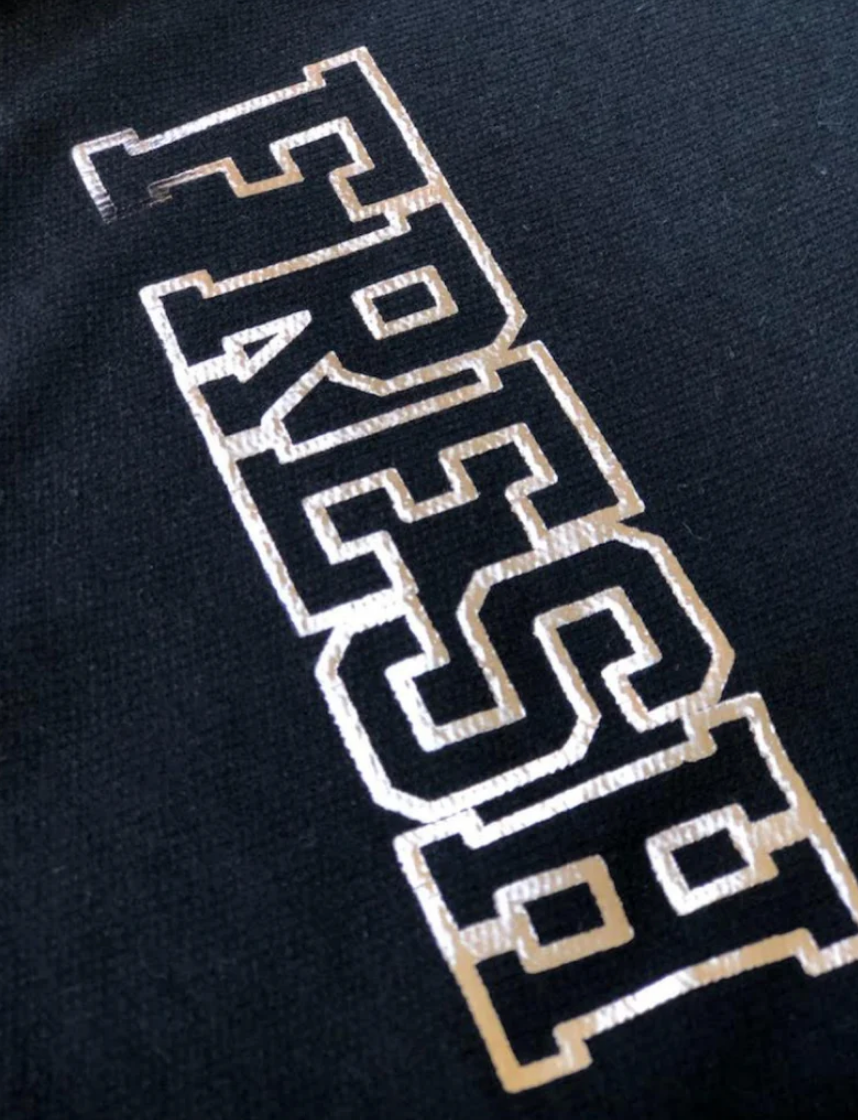 Toddler 'FRESH' Sweatshirt - Black/Gold