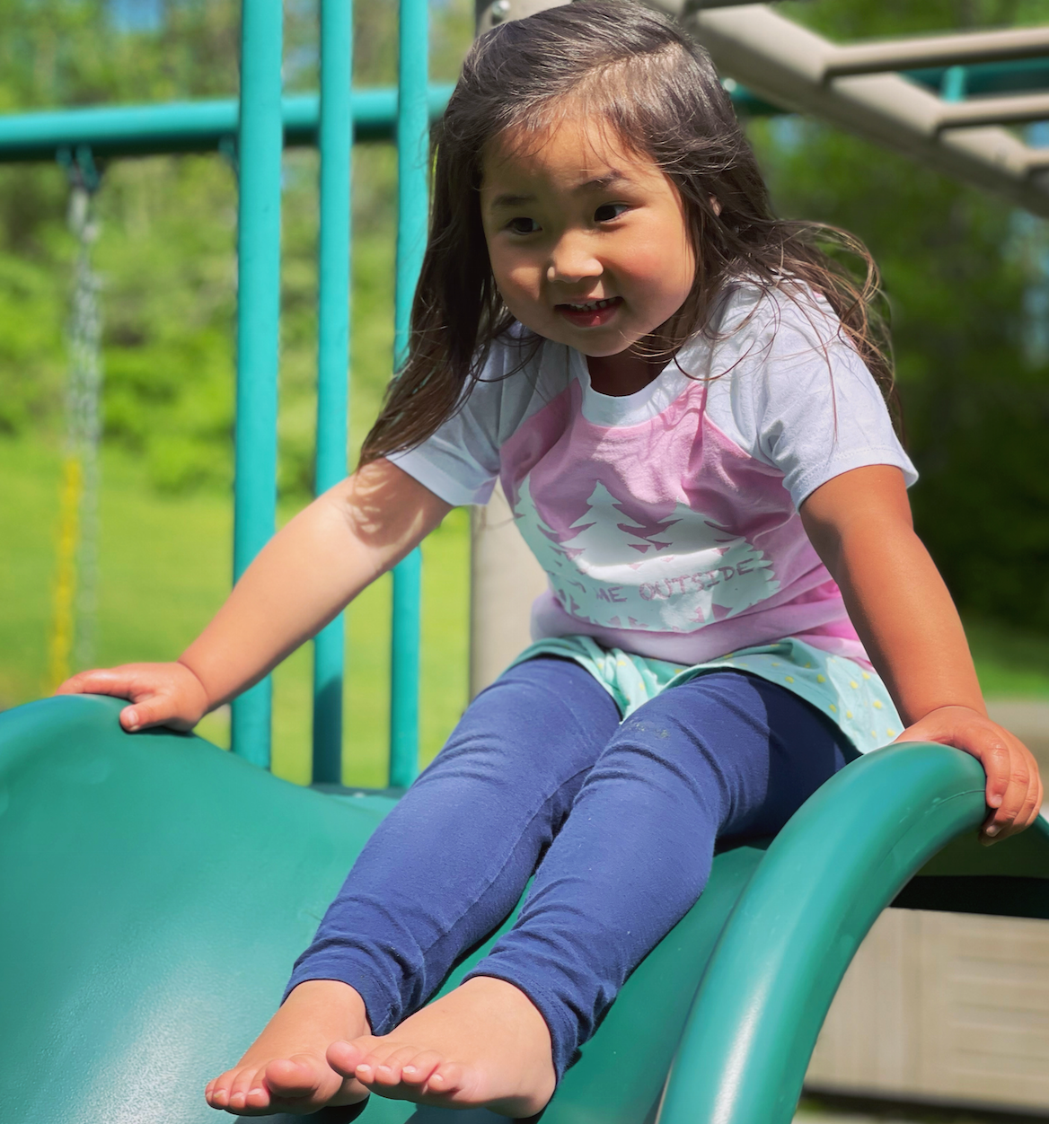 SALE - Toddler - 'Catch Me Outside' Raglan Tee - Cotton Candy Pink