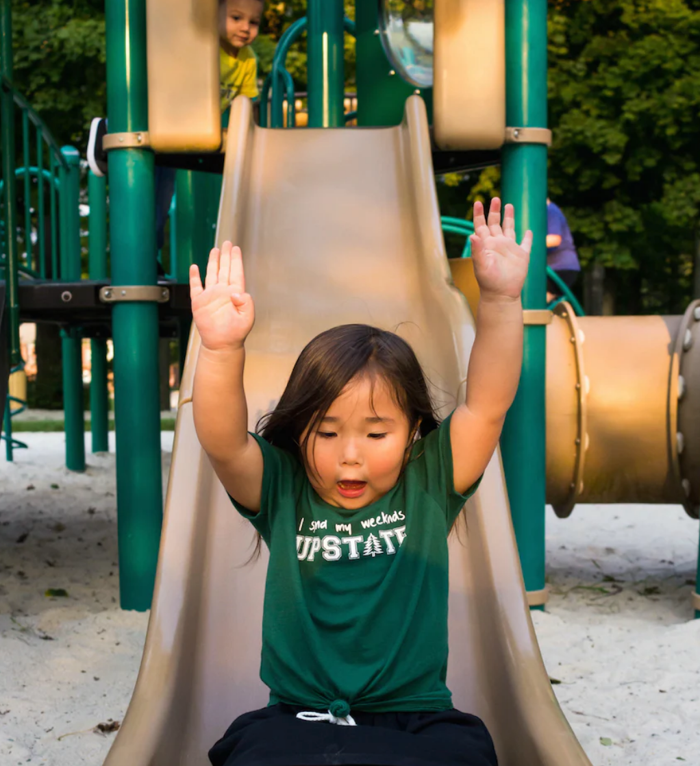 SALE - Toddler Unisex Tee - I Spend My Weekends Upstate - Hunter Green