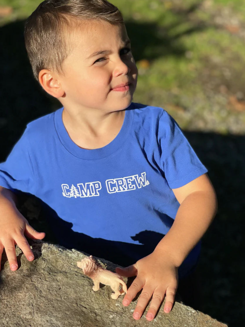 SALE - Toddler Unisex Tee - Camp Crew - Dazzling Blue