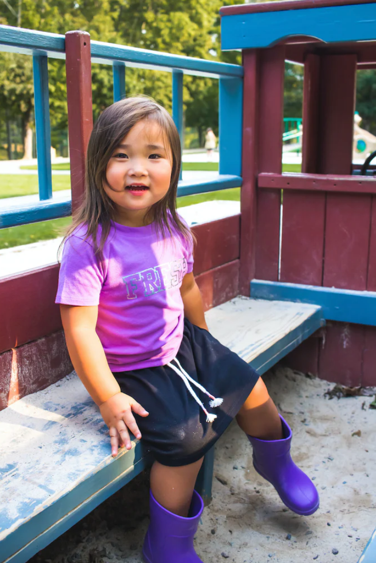 SALE - Toddler - FRESH Foil Tee in Amethyst