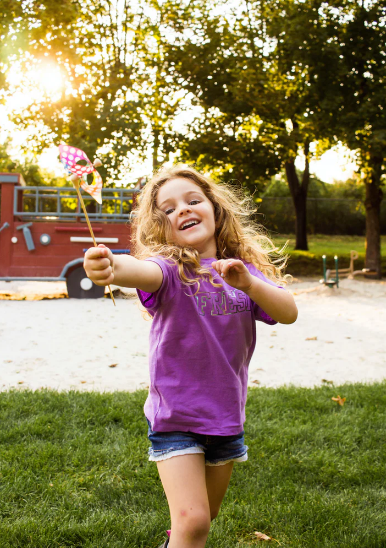 SALE - Toddler - FRESH Foil Tee in Amethyst