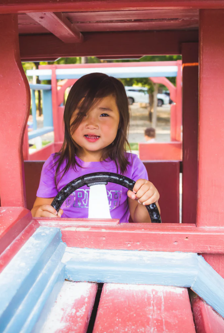 SALE - Toddler - FRESH Foil Tee in Amethyst