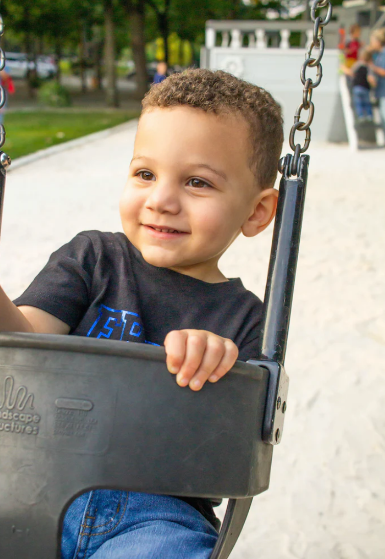 SALE - Toddler Unisex Tee - FRESH Foil Tee in Black/Blue