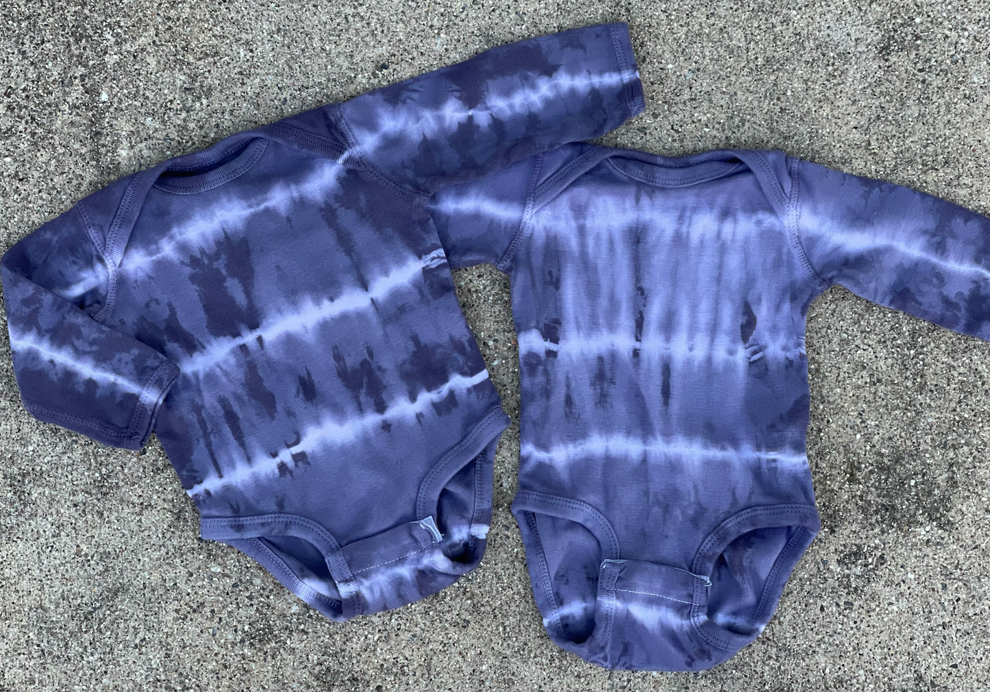 'Black Fade' Tie Dye Onesie