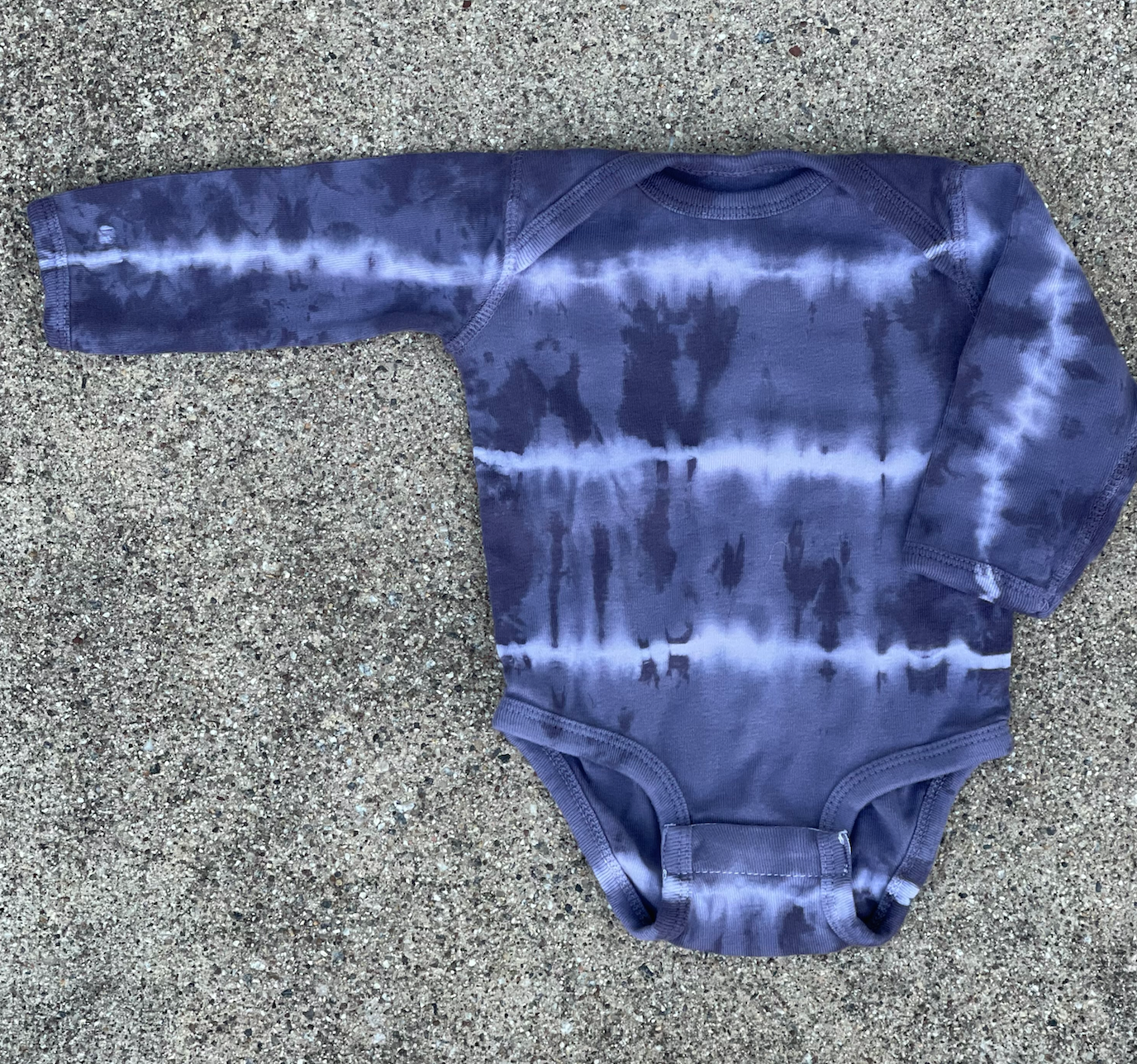 'Black Fade' Tie Dye Onesie