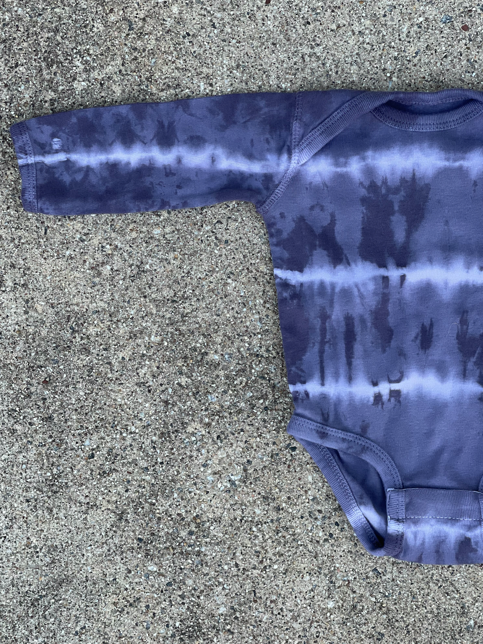 'Black Fade' Tie Dye Onesie