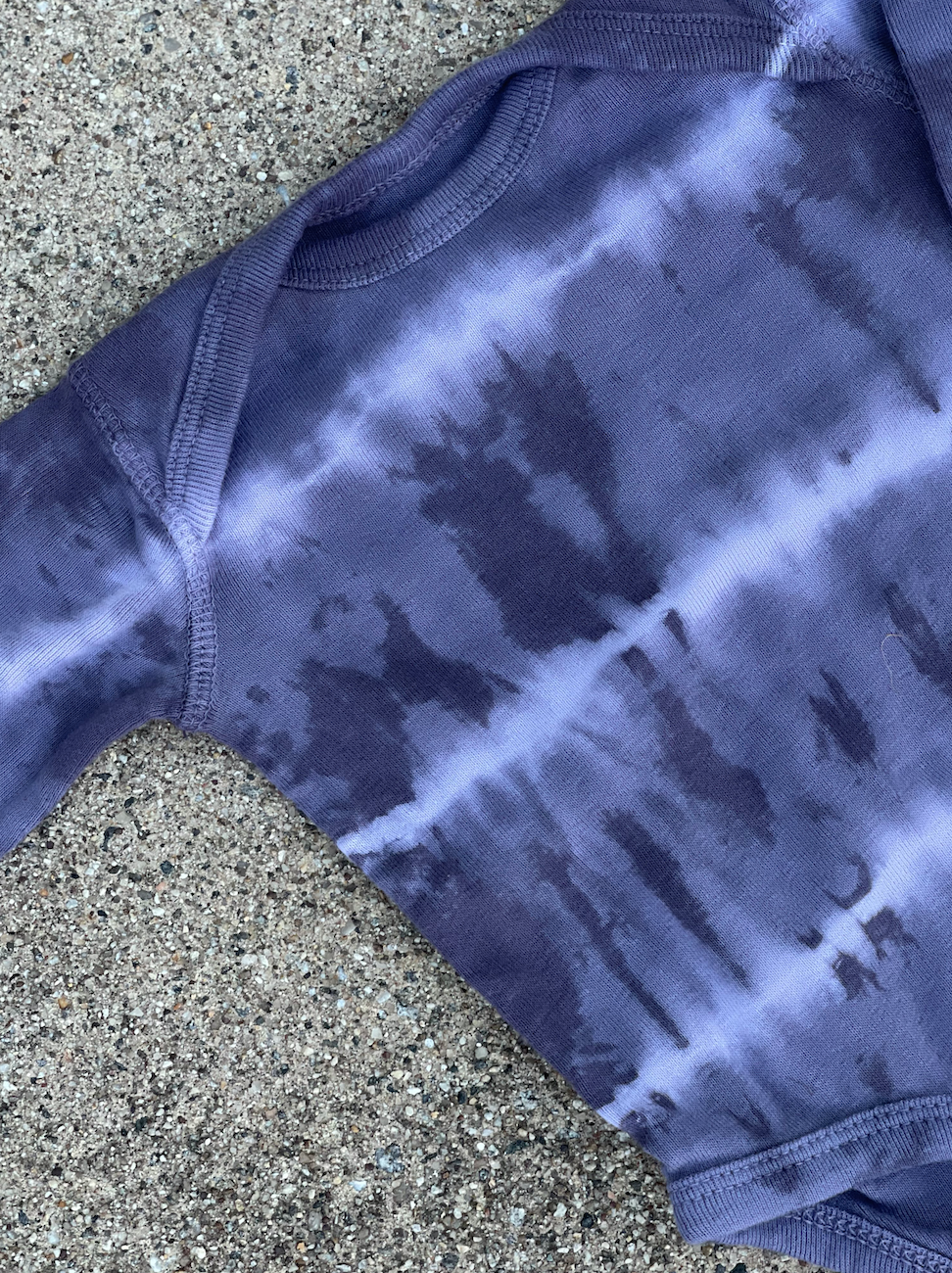 'Black Fade' Tie Dye Onesie