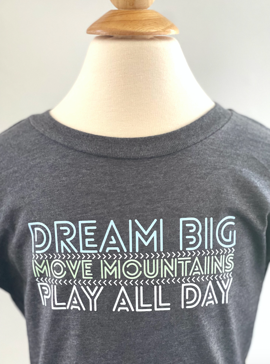 SALE - 'DREAM BIG...' Toddler Unisex LS Tee