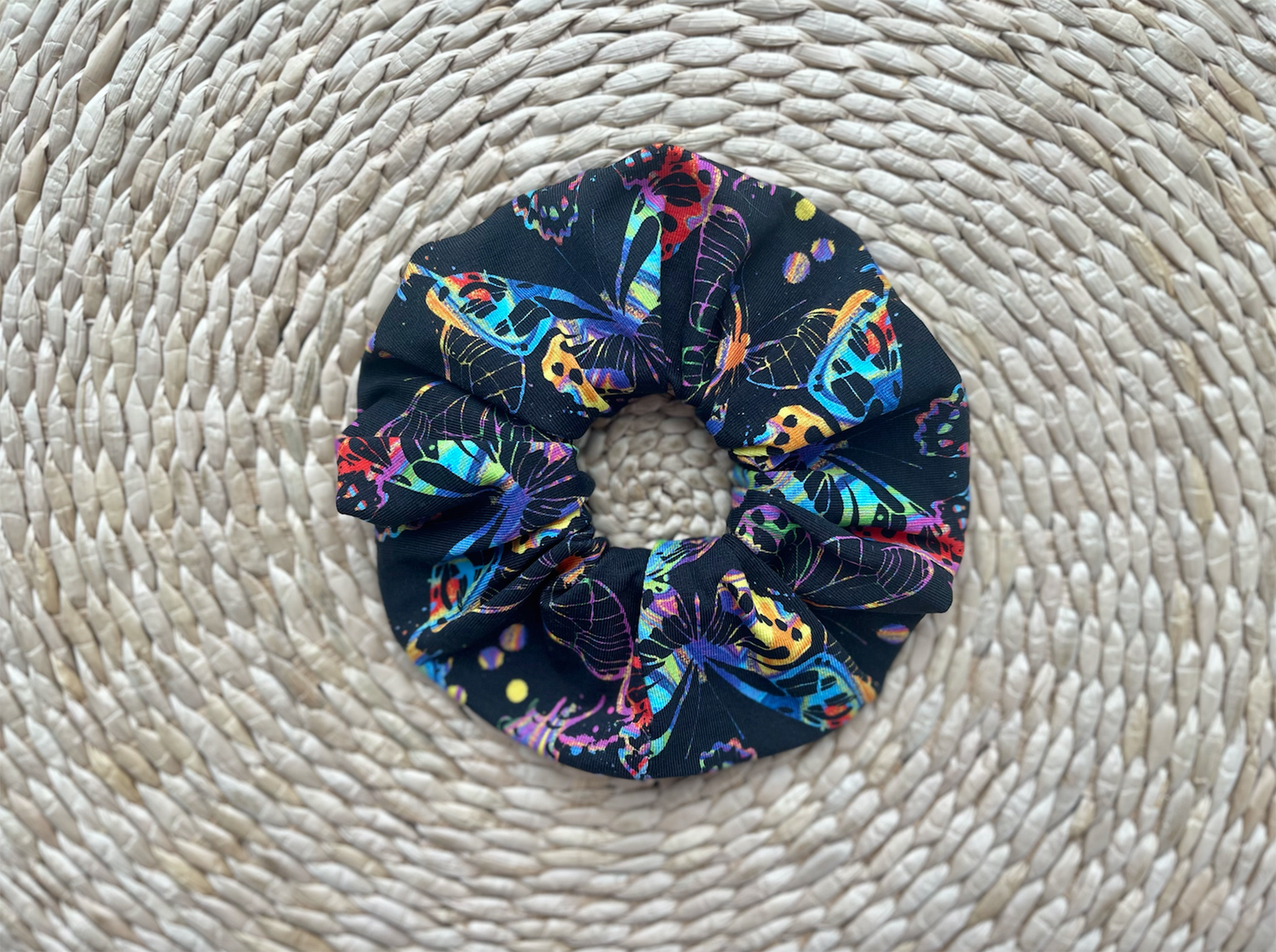 Scrunchie - Bright Butterfly