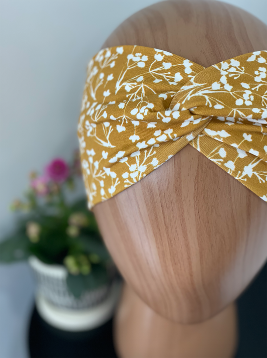 Golden Branch Twist Headband - All Sizes