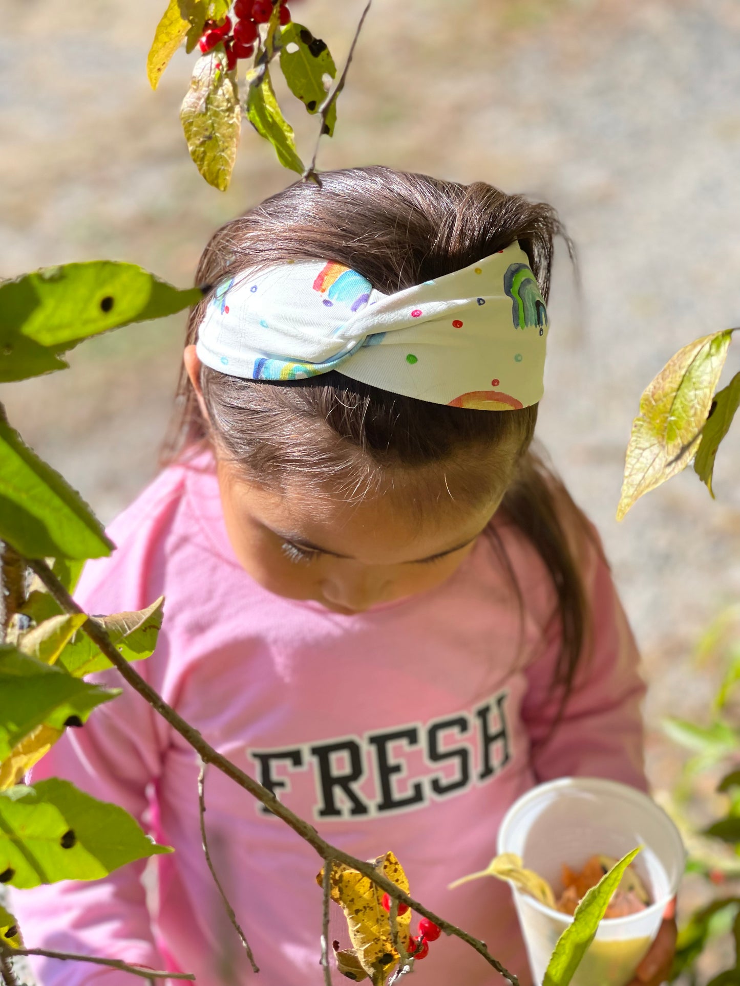 Rainbow Print Headband - Adult & Kids Sizes